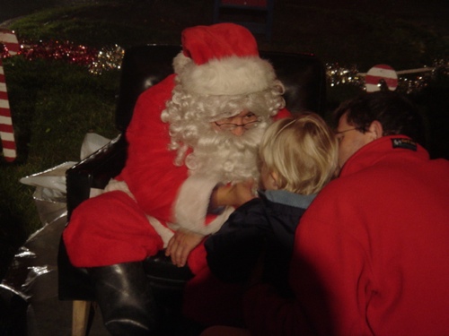 Playing Father Christmas