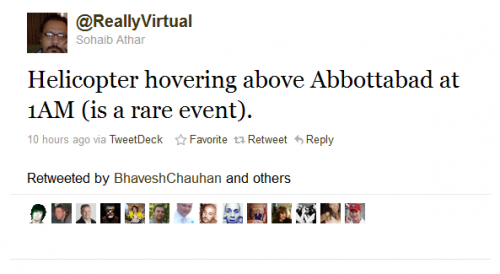 First Report of Military Action against Osama Bin Laden