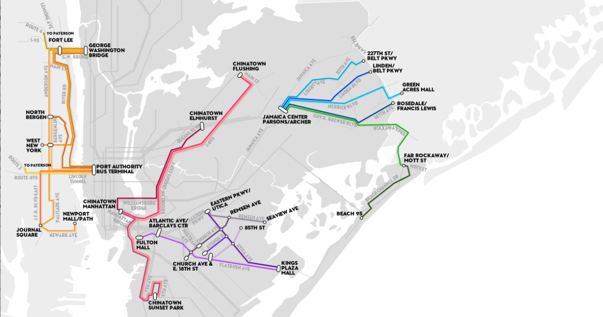 NYC’s Dollar Bus Network
